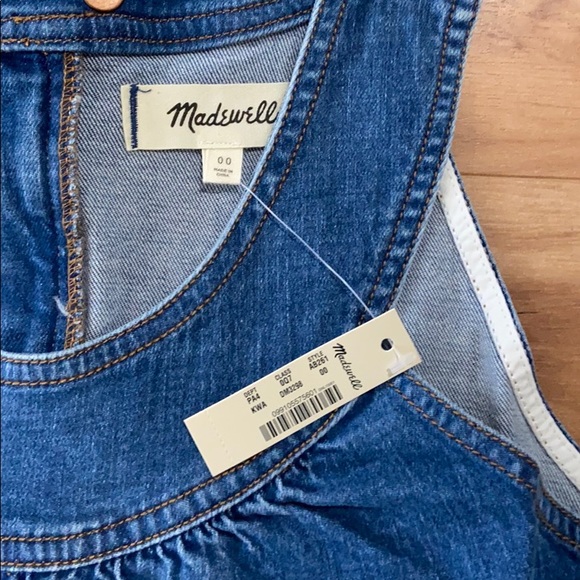 Madewell Denim Halter Wide-Leg Jumpsuit - Picture 5 of 8